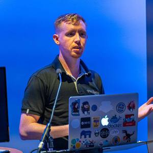 Paul Dragoonis presenting a live technical session